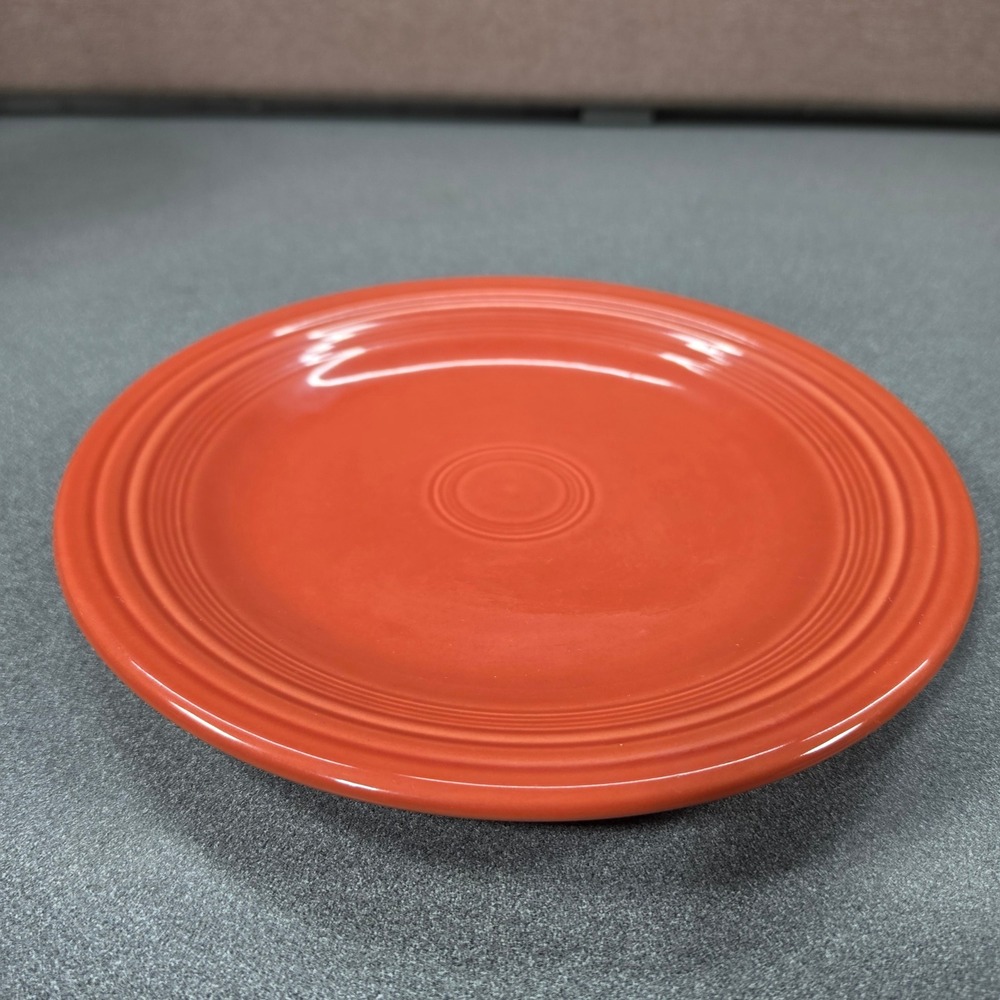 Fiesta Dinner Plate 10.5in Orange Excellent Lead Free Ceramic HLC